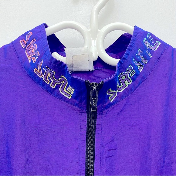 LAST CHANCE: Surf Style Iridescent Interplanetary Body Gear Windbreaker // - Picture 4 of 8